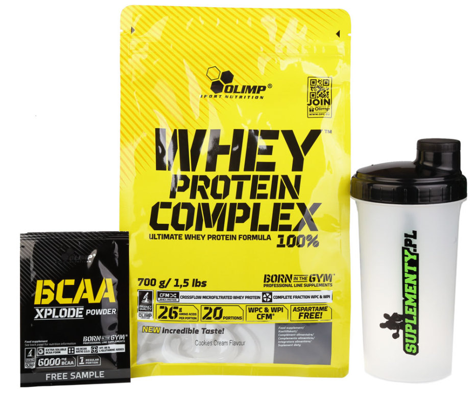 Odżywka białkowa Whey Protein Olimp + Shaker