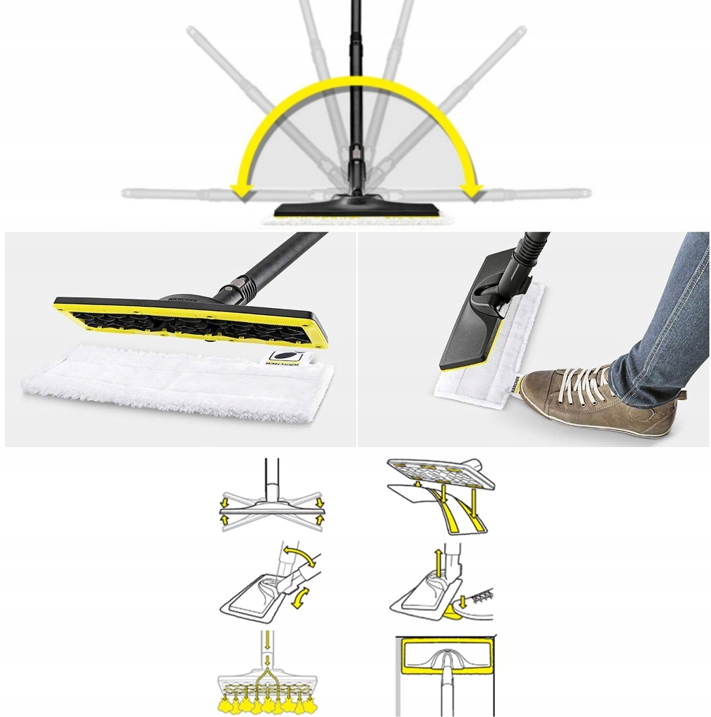 Купить ПАРОВАЯ ШВАБРА KARCHER SC 1 ДОМАШНЯЯ ПОЛОВОМОЙКА: отзывы, фото, характеристики в интерне-магазине Aredi.ru