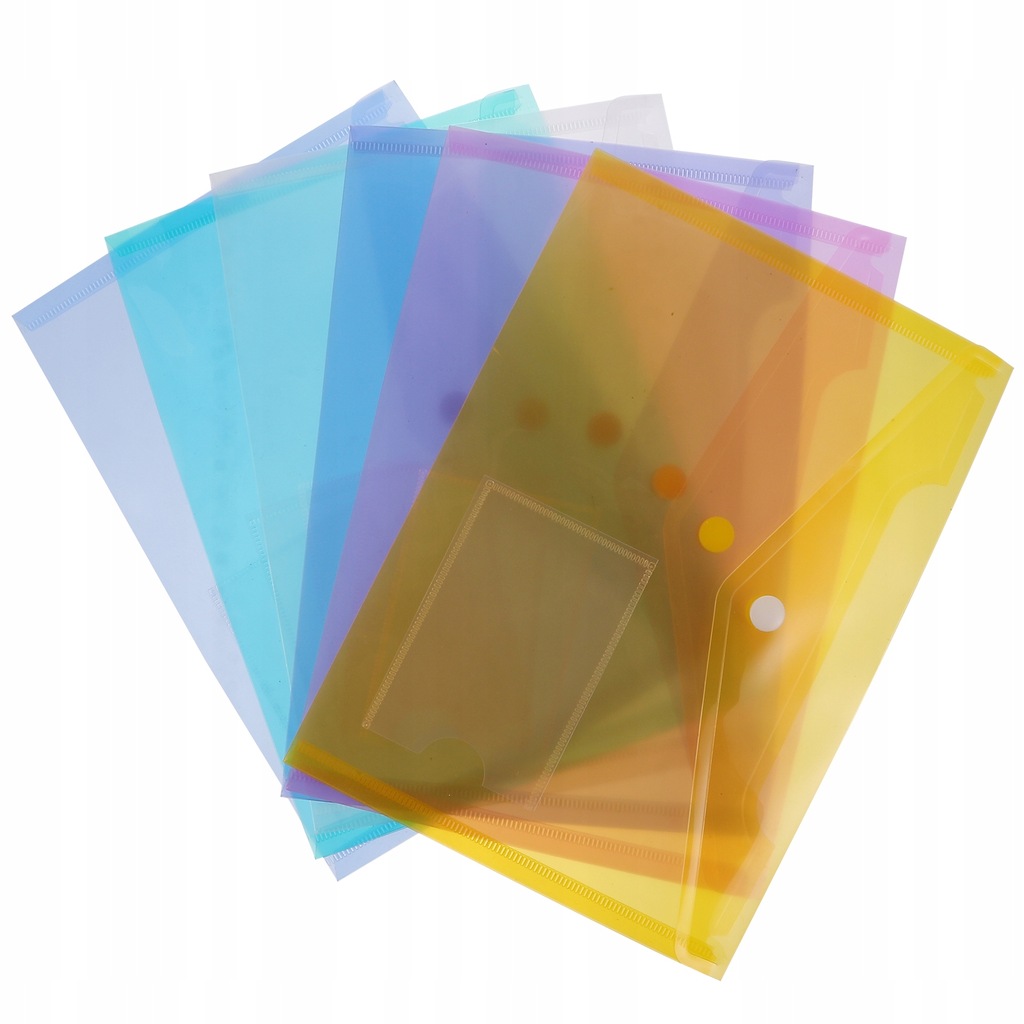 Plastikowe koperty Teczki menu z kieszeniami