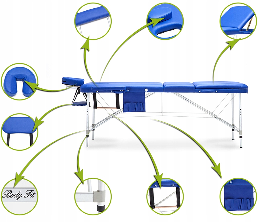 Купить КРОВАТЬ ДЛЯ КОСМЕТИЧЕСКОГО МАССАЖА XXL 3-SEG BODYFIT TABLE ...