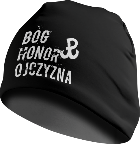 MODNA CZAPKA WIOSNA/JESIEŃ BÓG HONOR OJCZYZNA