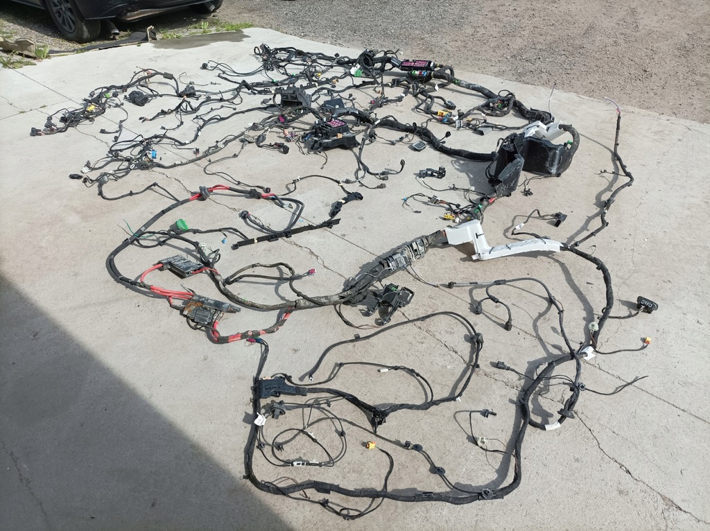 Audi Q7 15- Wiązka Instalacja Kabiny Wnętrza USA