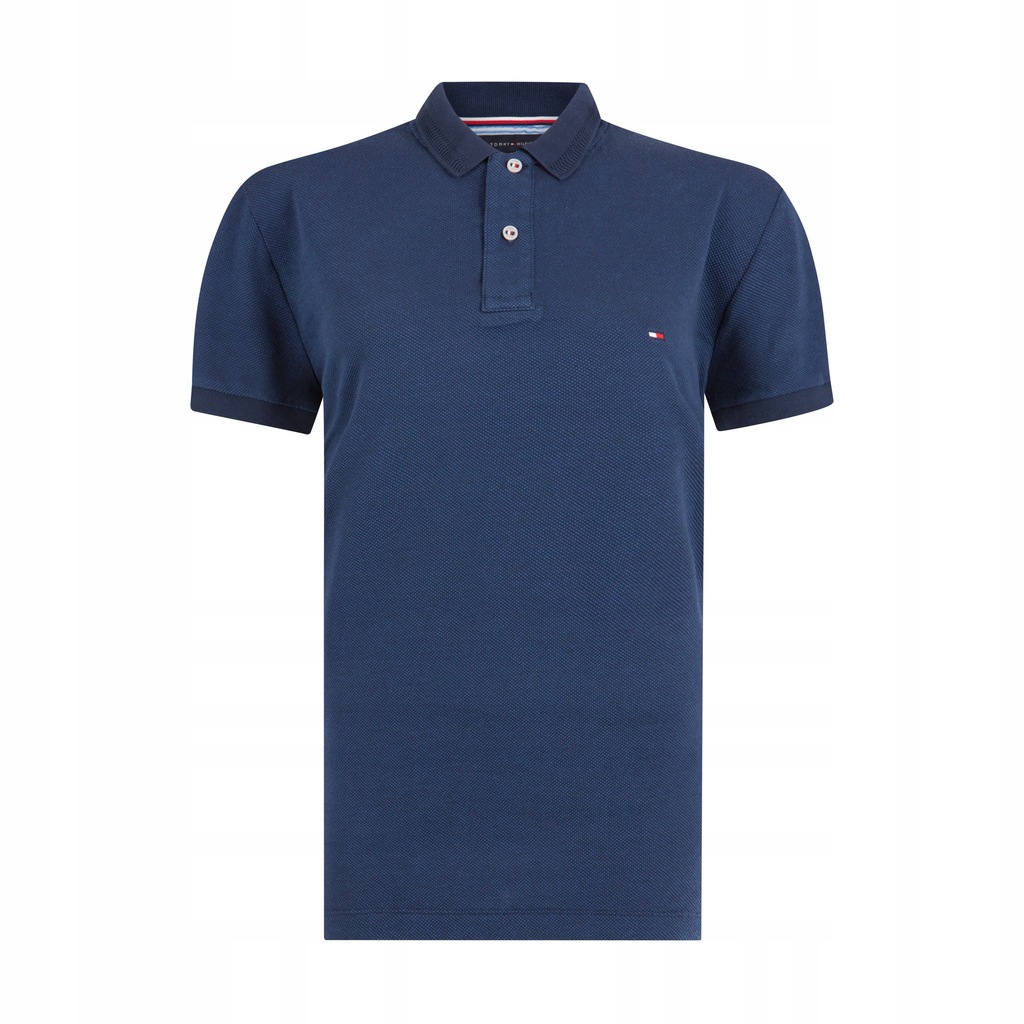 Polówka KOSZULKA GRANATOWA TOMMY HILFIGER Polo S