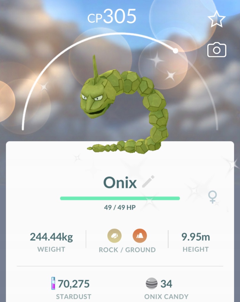 Konto Pokemon Go Shiny Onix Oficjalne Archiwum Allegro