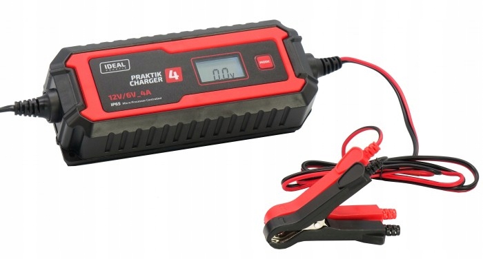 PRAKTIK CHARGER 4 LCD 6/12V