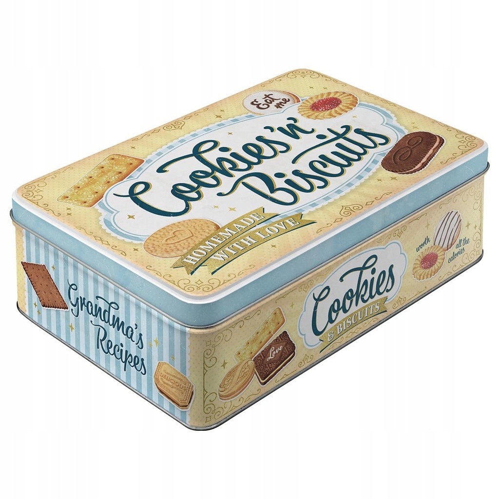 Puszka Do Przechowywania Nostalgic-art Retro, 2,5 L, Cookies 'n' Biscuits