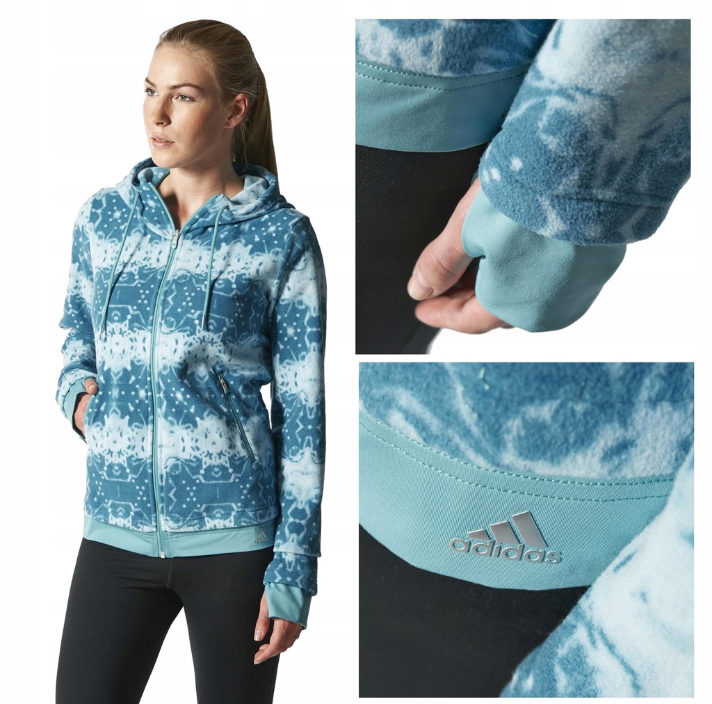 Adidas ClimaHeat Fleece bluza treningowa polar - L