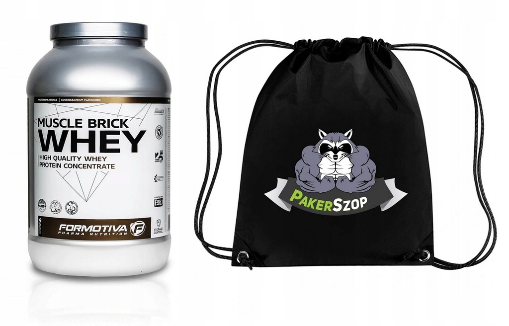 FORMOTIVA MUSCLE BRICK WHEY 2100 g + GRATISY