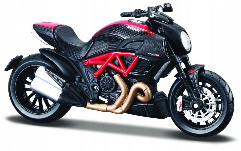Model metalowy Ducati Diavel Carbon z podstawką 1
