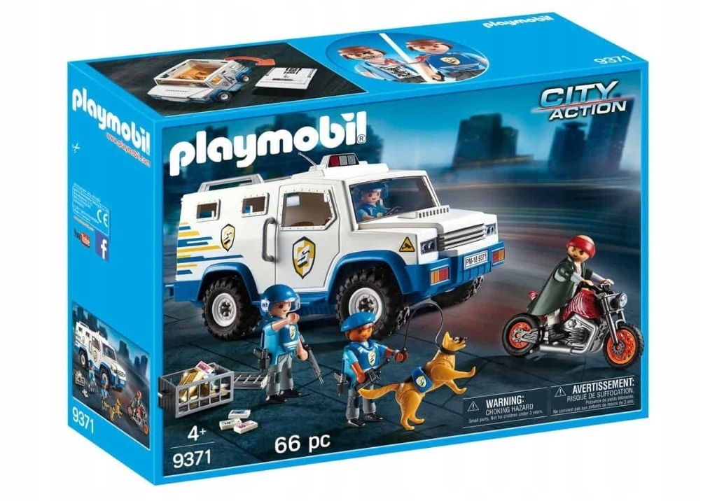 PLAYMOBIL 9371 Transporter pieniędzy