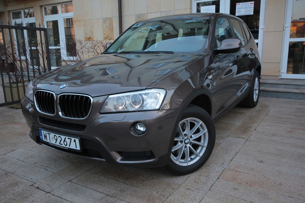 BMW X3 1678zł RATA LED, navi, aso BMW, bezwypadkow