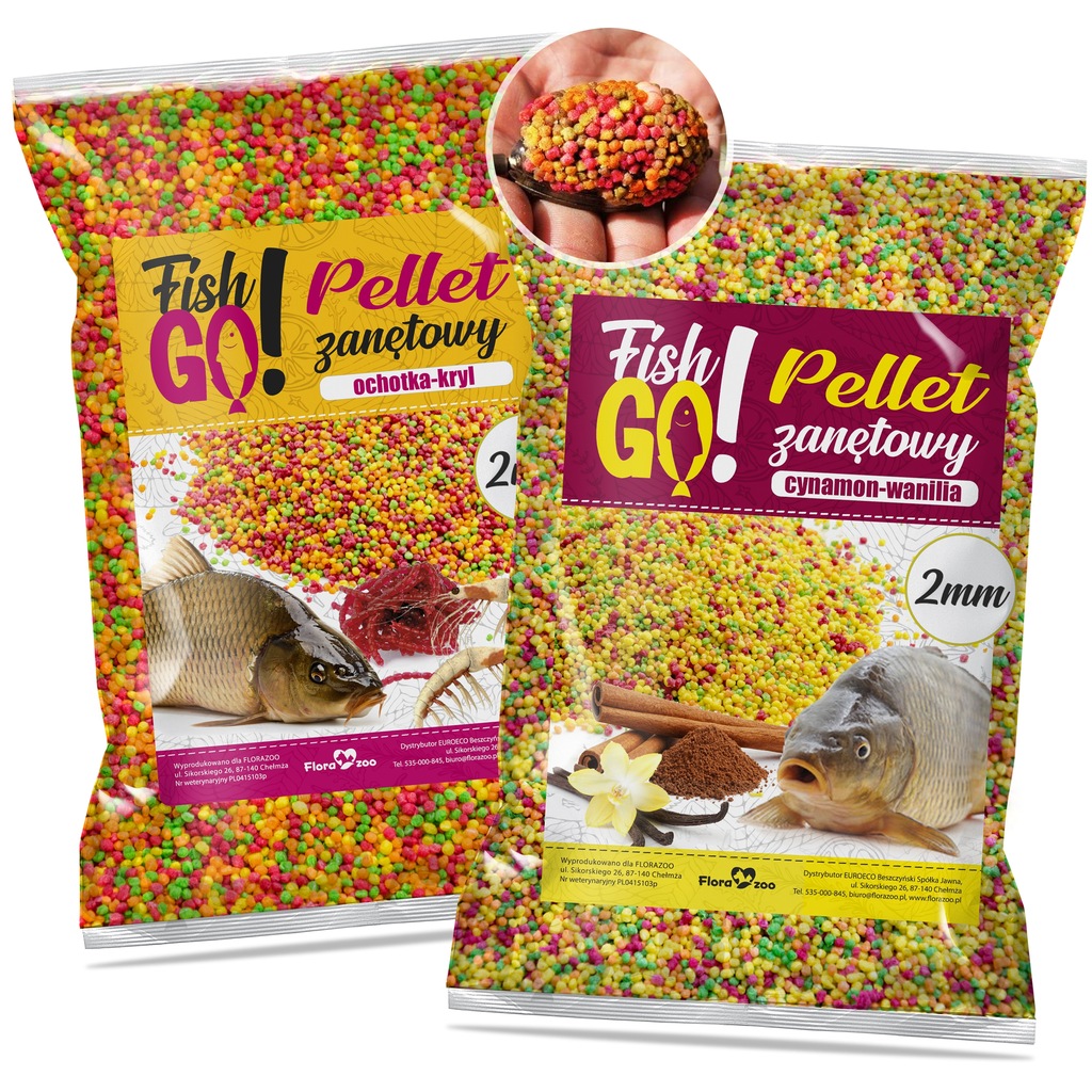 PELLET ZANĘTOWY METHOD FEEDER ZANĘTA NA RYBY 2MM