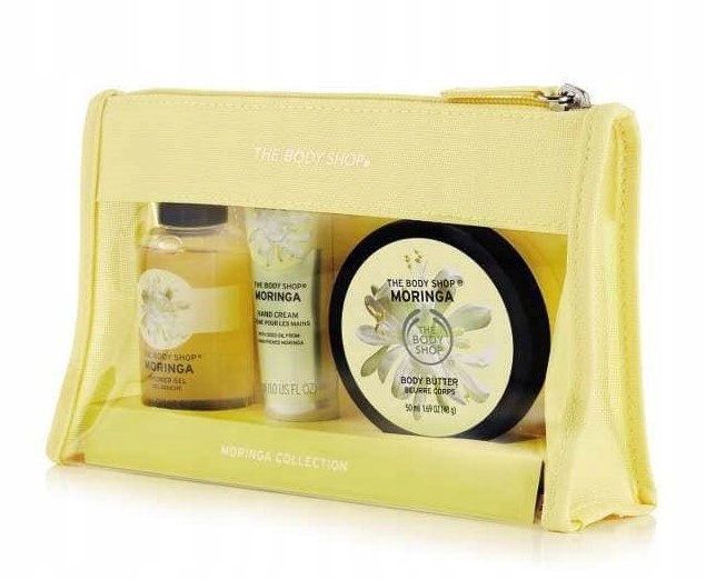 THE BODY SHOP_ZESTAW_masło krem żel_MORINGA_prezen