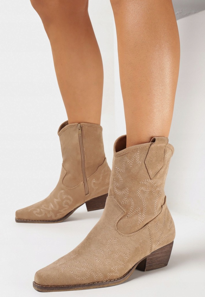 Born2Be Różowe Botki damskie 37 Ekozamsz