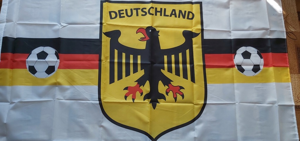 Piłkarska flaga Niemiec - 150 x 90 cm