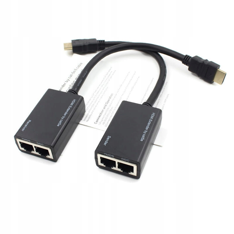 Купить УДЛИНИТЕЛЬ HDMI RJ45 CAT-5e/6 удлинитель до 30 м: отзывы, фото, характеристики в интерне-магазине Aredi.ru