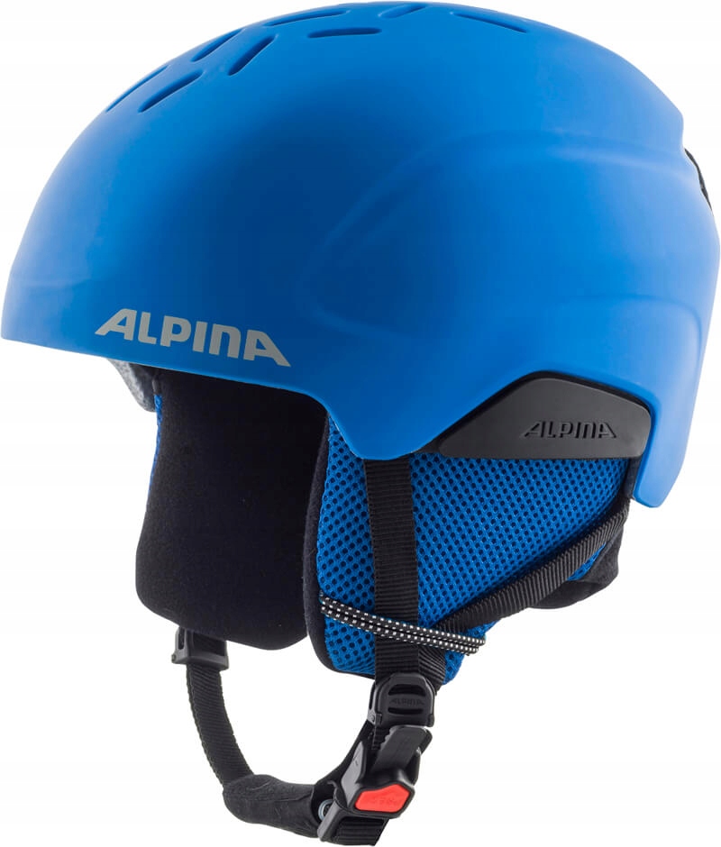 Kask narciarski juniorski Pizi blue matt Alpina 51-55