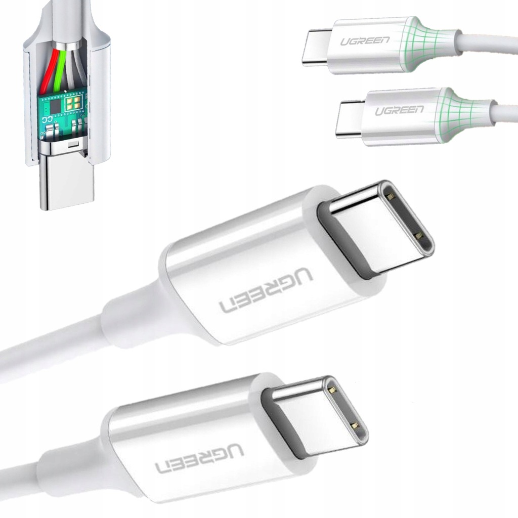 KRÓTKI PRZEWÓD DO TELEFONU POWERBANK ANDROID USB C