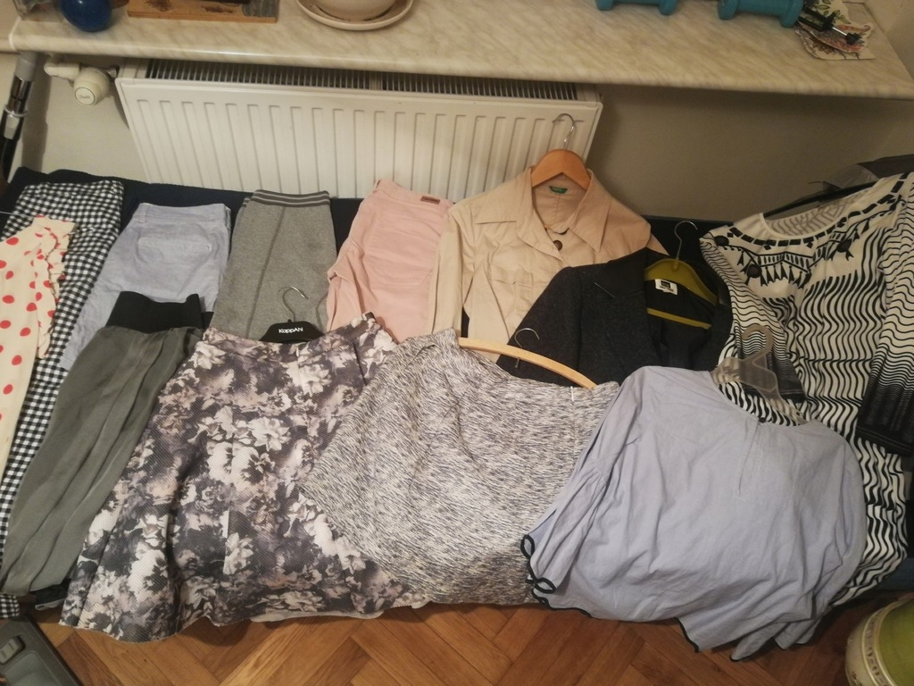 Mega Paka Zara H&M M spodnie spódnice marynaki