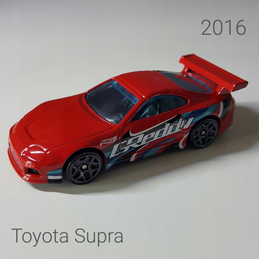 Toyota Supra GReddy Hot Wheels Matchbox 2016