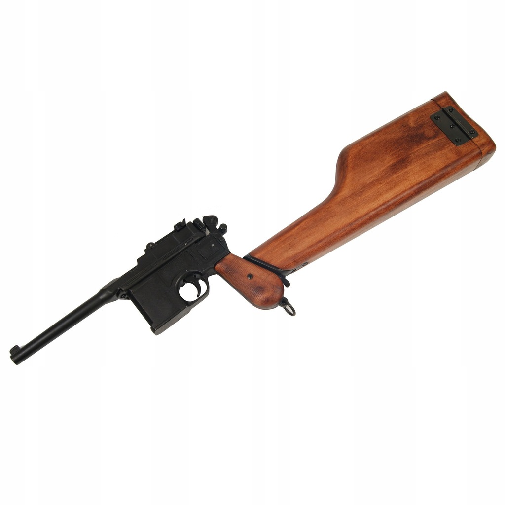 Denix - pistolet Mauser C96 z kaburokolbą - rep.