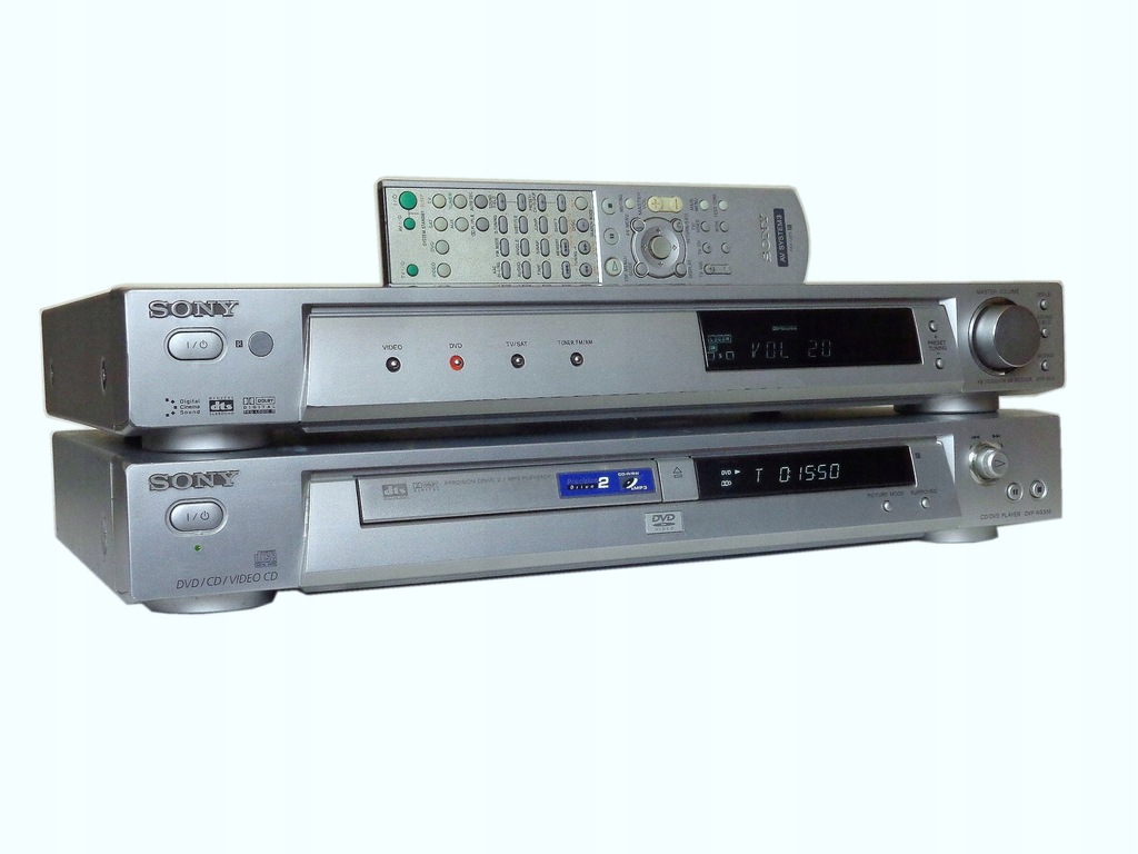 Komplet SLIM SONY wzmacniacz STR-SL5 i odtwarzacz CD/DVD DVP-NS305