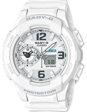 Zegarek damski Casio BABY-G biały wodoszczelny
