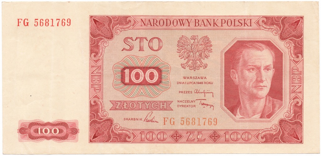 100 złotych 1948 FG