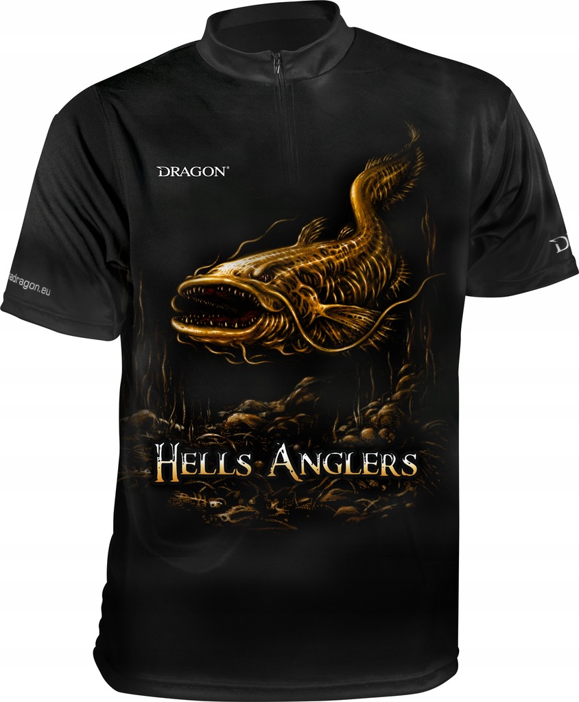 T-shirt oddychający DRAGON HELLS ANGLERS SUM XL
