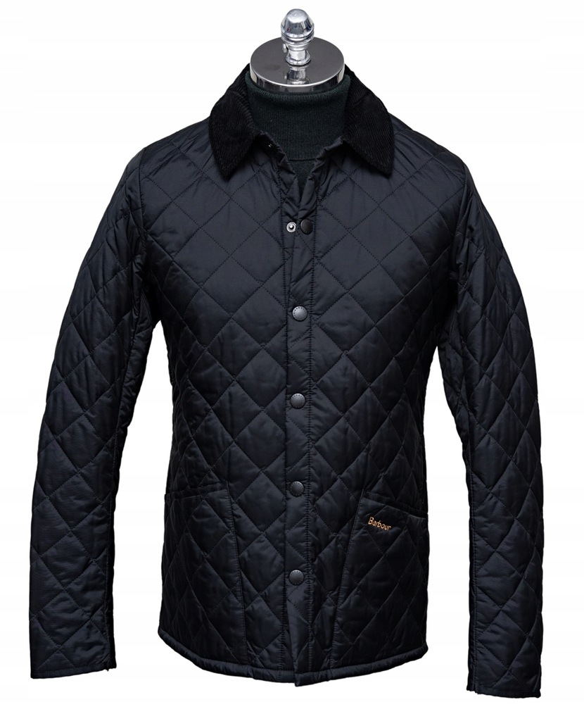 BARBOUR Czarna Brytyjska Kurtka Pikowana Husky S 14931077608 oficjalne archiwum Allegro
