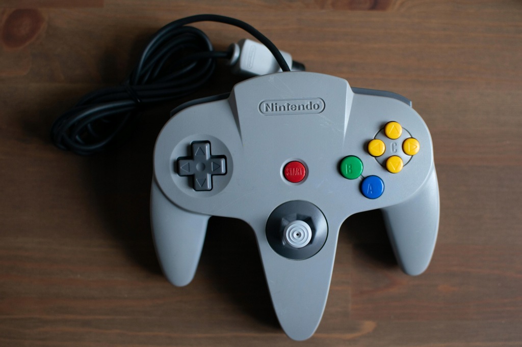 Oryginalny pad Nintendo 64 - szary