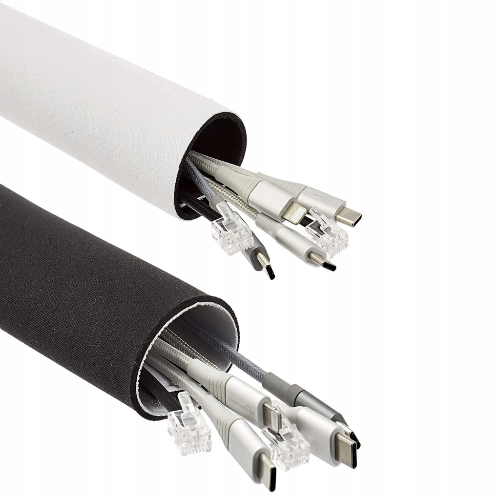 Neoprenowe regulowane rękawy osłony na kable 3 sztuki