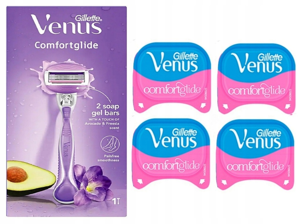 Gillette Venus Breeze Maszynka + 5 Wkładów , Ostrzy Wymiennych