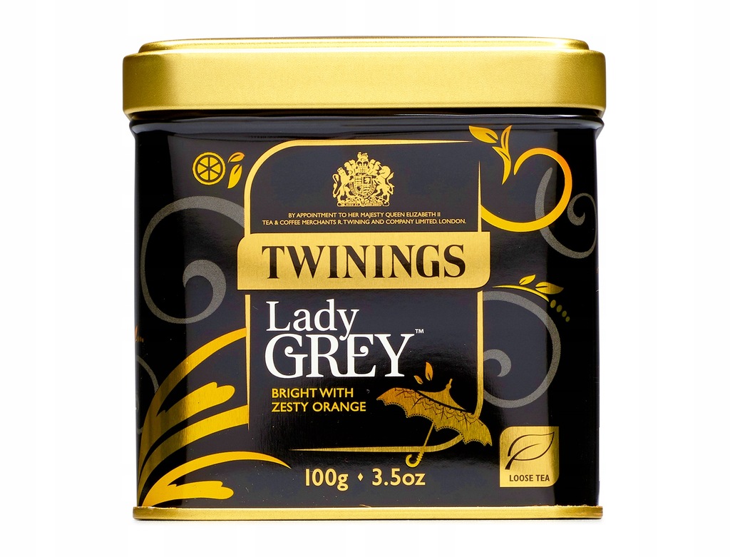 Twinings Lady Grey - Herbata Sypka 100g Puszka UK