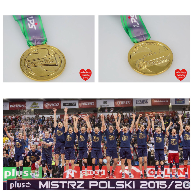 Medal Mistrza Polski Plus Ligi 2015/2016