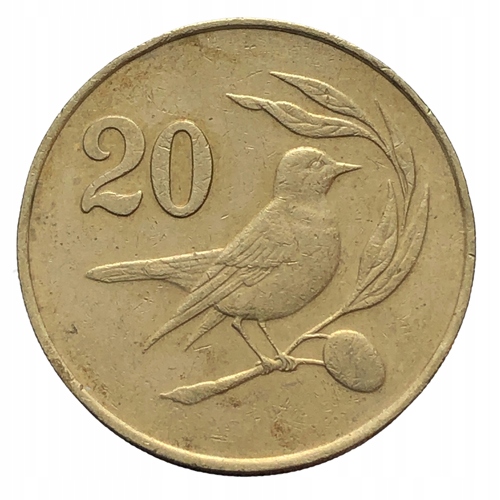 1277. Cypr - 20 centów - 1983r.