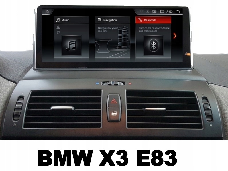 RADIO NAWIGACJA BMW X3 E83 20032009 ANDROID 7.1PL