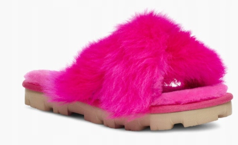 UGG FUZZALICIOUS DAMSKIE KAPCIE RÓŻOWE 39 2BYA