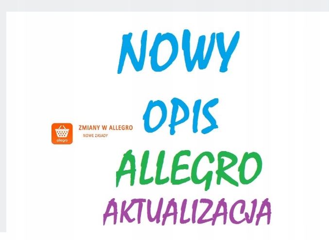 NOWY OPIS ALLEGRO - ZMIANA AKTUALIZACJA SZABLON