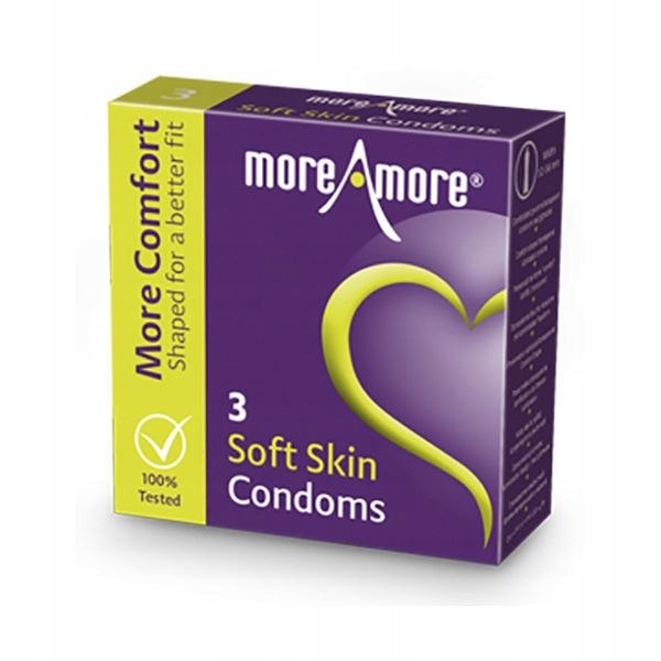 Prezerwatywy Soft Skin (3 szt) MoreAmore 41194
