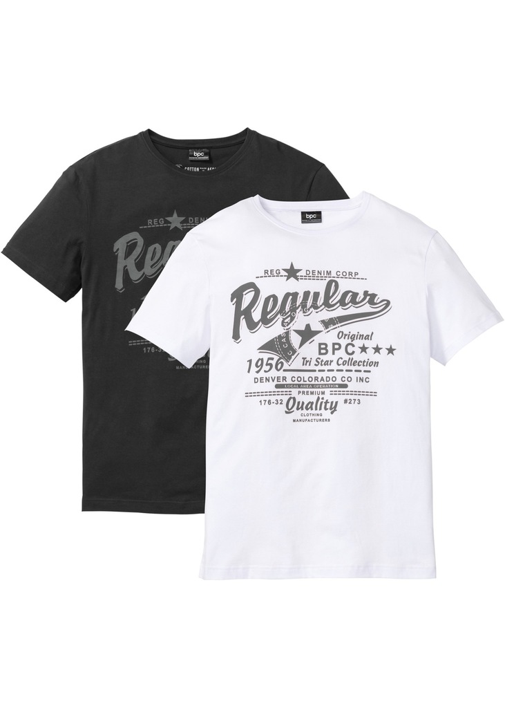 (39/1832) BPC 2 x BLUZKA T-SHIRT REGULAR r.60/62