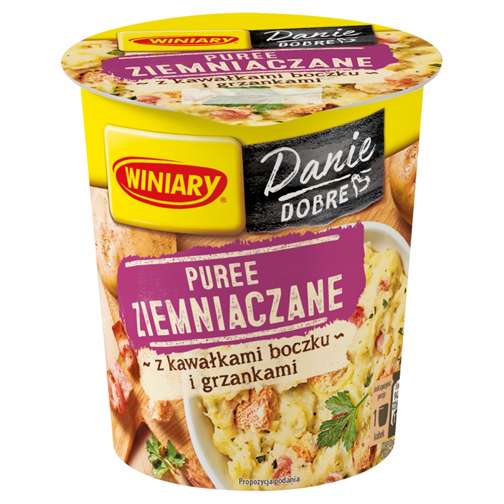 Winiary Puree Ziemniaczane Z Kawałkami Boczku I Grzankami 53 G