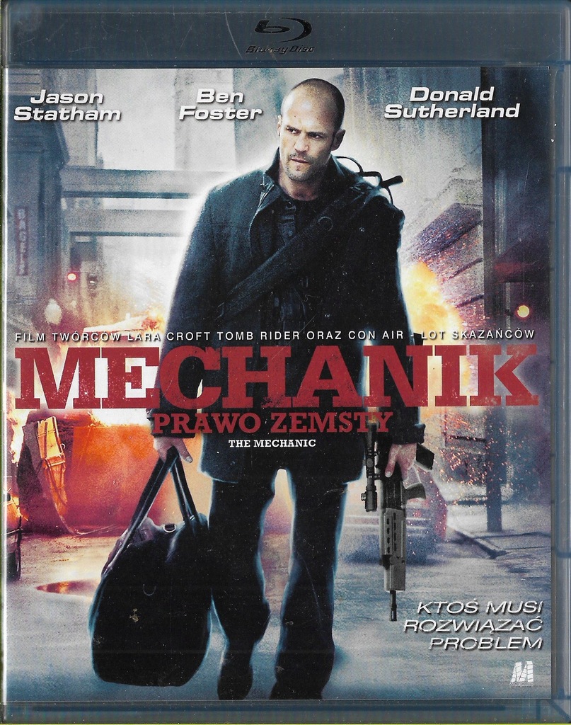 x Mechanik - Prawo zemsty / J.Statham Blu-ray lektor PL / stan jak NOWY