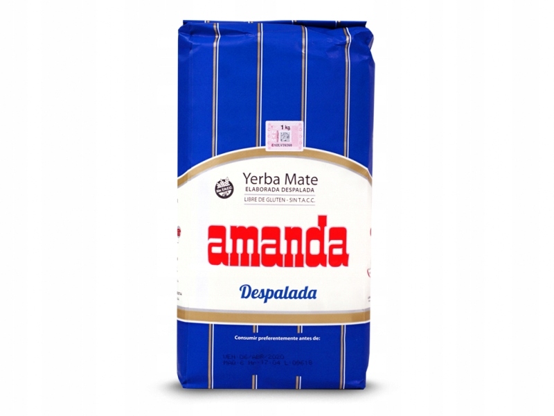 Yerba Mate AMANDA DESPALADA 1kg SIN PALO (1x1kg)