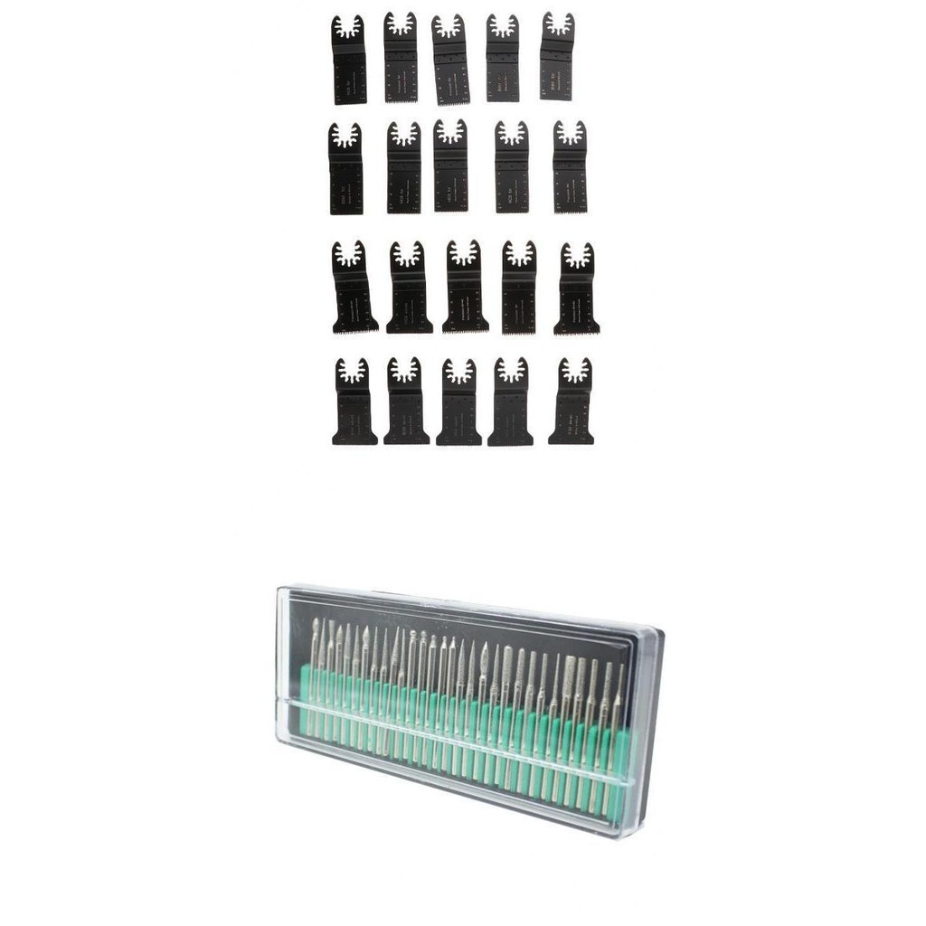 30Pcs Grinding Head 3mm Shank + Set Of 20Pcs