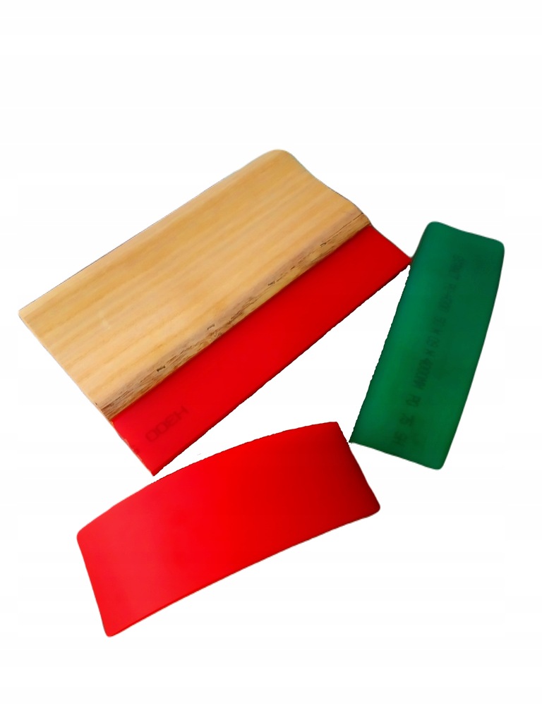 Rakla drewniana do sitodruku z gumą 20 cm sitodruk
