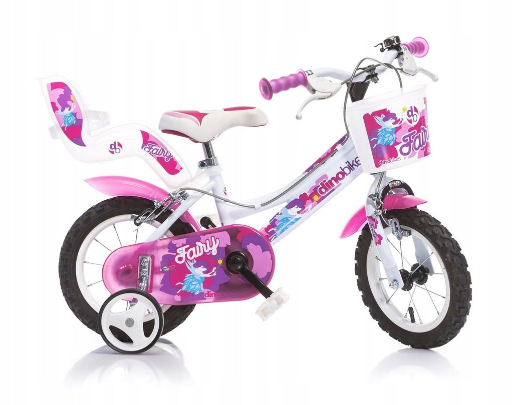 Rower Dziecięcy Fairy ACRA 12" - Różówy