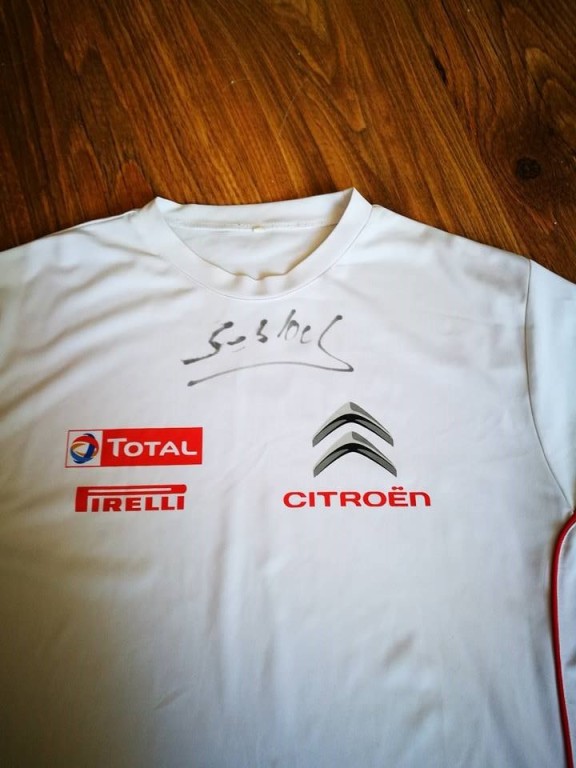 Koszulka z autografem Sebastien Loeb