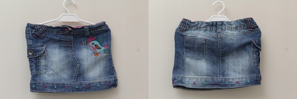 Piękna jeansowa spódniczka CHEROKEE, 92-98cm