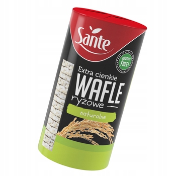 Extra Cienkie Wafle Ryżowe Naturalne 110g Sante